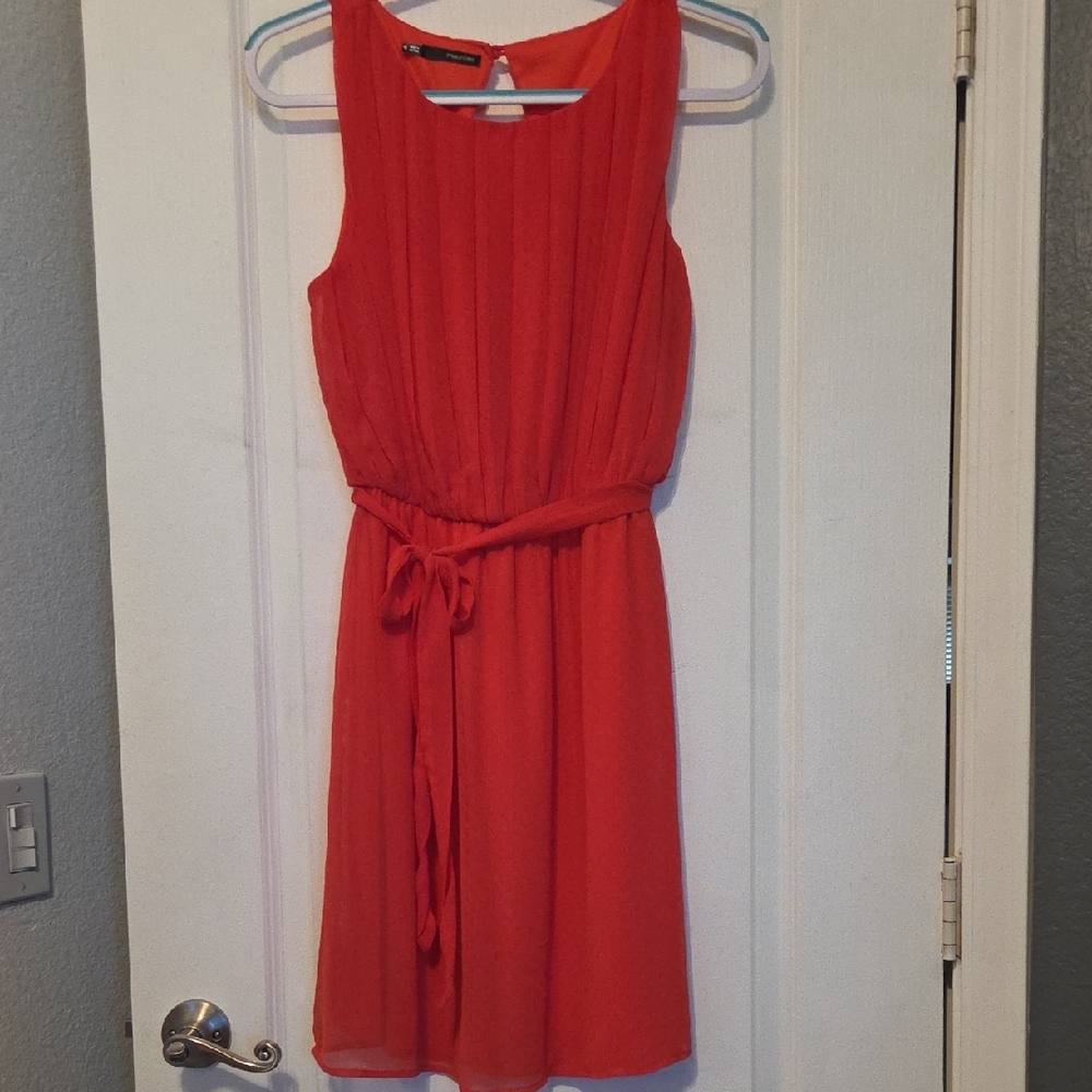 Maurices Coral Sleeveless Dress. Size M